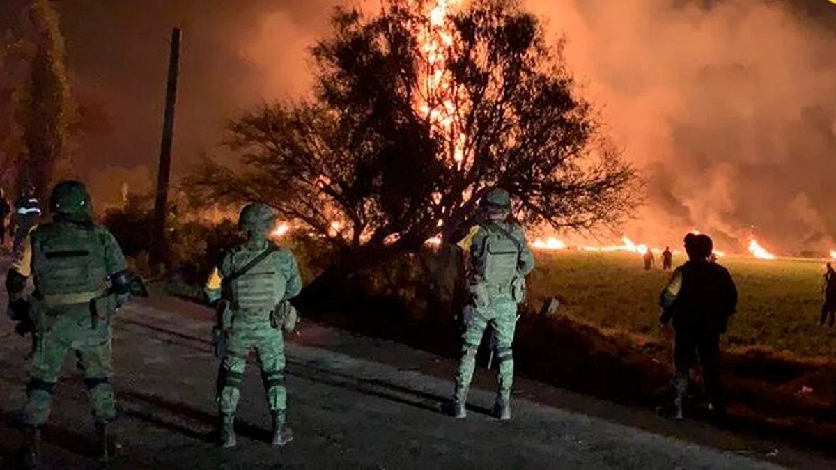 La explosión fue el pasado 18 de enero (Foto: @SEDENAmx)