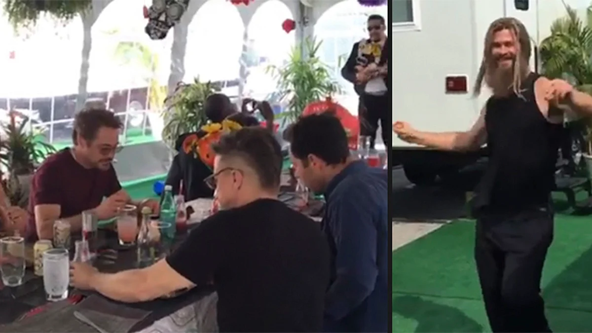 Avengers disfrutan de comida mexicana y La Bamba (Video)