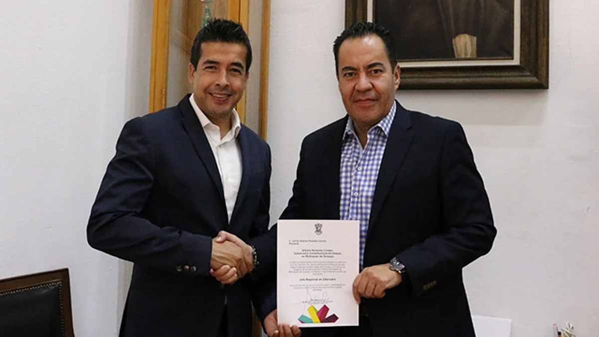 Nombra Carlos Herrera a Carlos Paredes jefe Regional en Zitácuaro