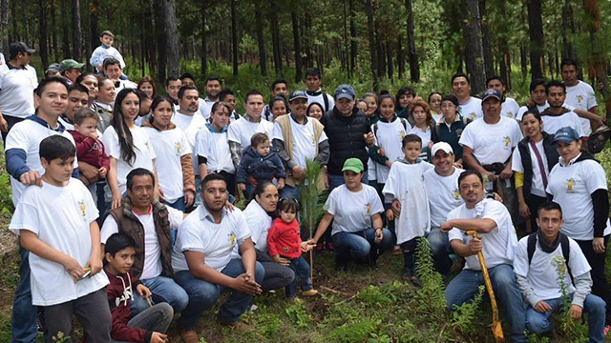 Tony Martínez presente en reforestación “Un Árbol por la Vida” en Hidalgo
