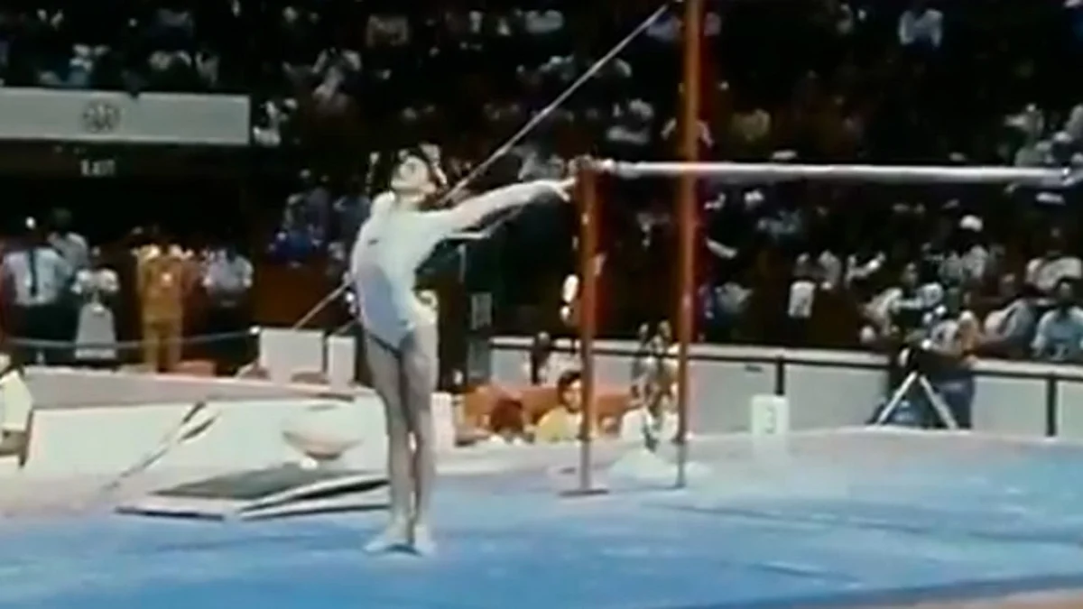 Hace 43 años Nadia Comaneci obtuvo el 10 perfecto y con este video lo revive