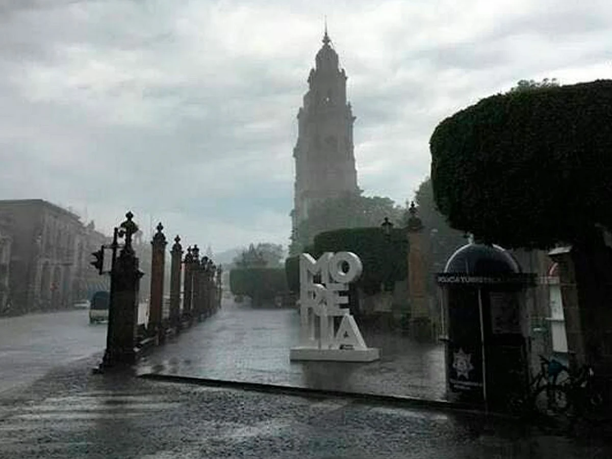 Martes nublado con posibles lluvias, así lo prevé el SMN en Morelia