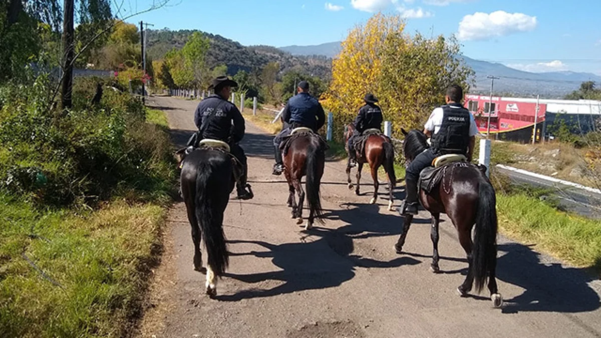 En Morelia, refuerza unidad Montada recorridos de vigilancia