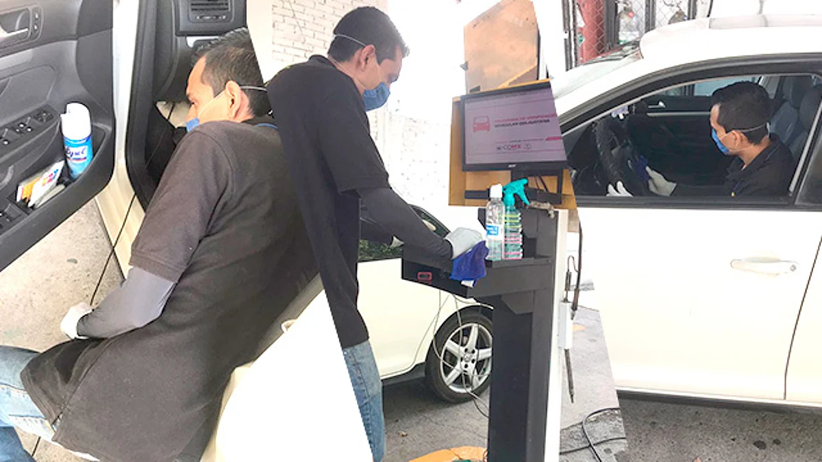 Centros de Verificación Vehicular brindan servicio bajo medidas sanitarias
