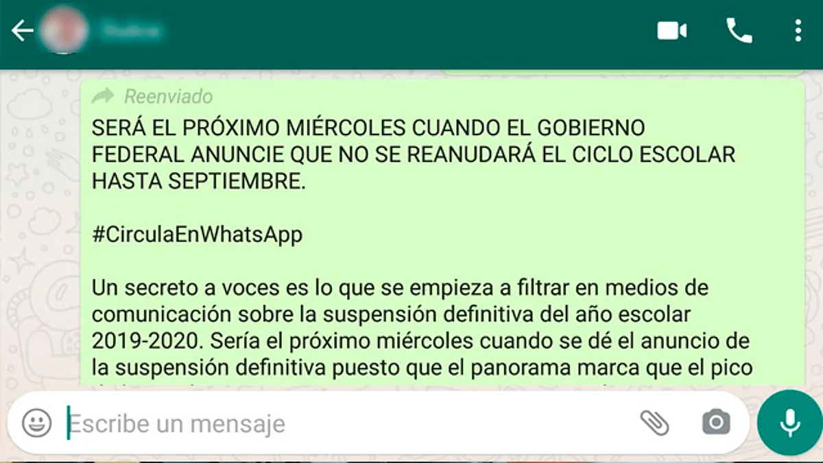 SEP pide evitar rumores sobre regreso a clases; no hay nada oficial
