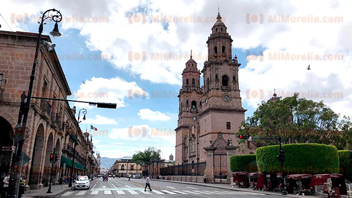 Cielo despejado la mañana de este domingo en Morelia