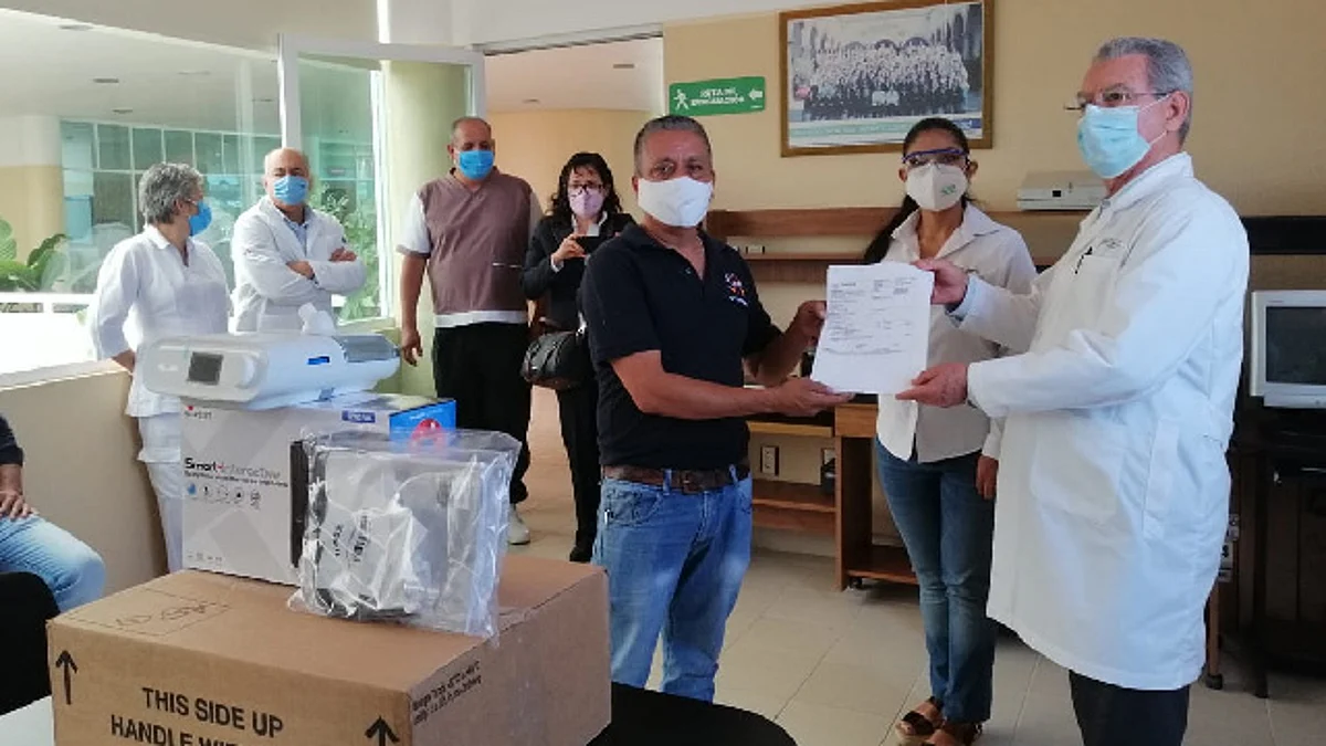 Recibe SSM donación de 30 ventiladores especiales para tratar Covid-19