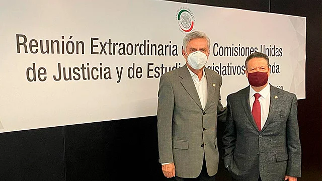 Reunión de las Comisiones Unidas de Justicia y Puntos Constitucionales Segunda (Foto Cortesía)