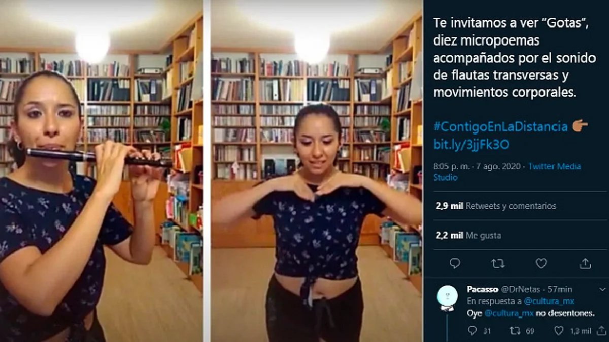 “Te invitamos a ver Gotas”; tuit de Secretaría de Cultura causa burlas en redes sociales
