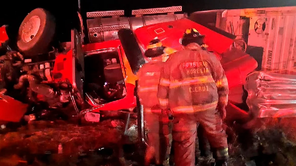 Fallece persona en accidente en la autopista Cuitzeo-Pátzcuaro