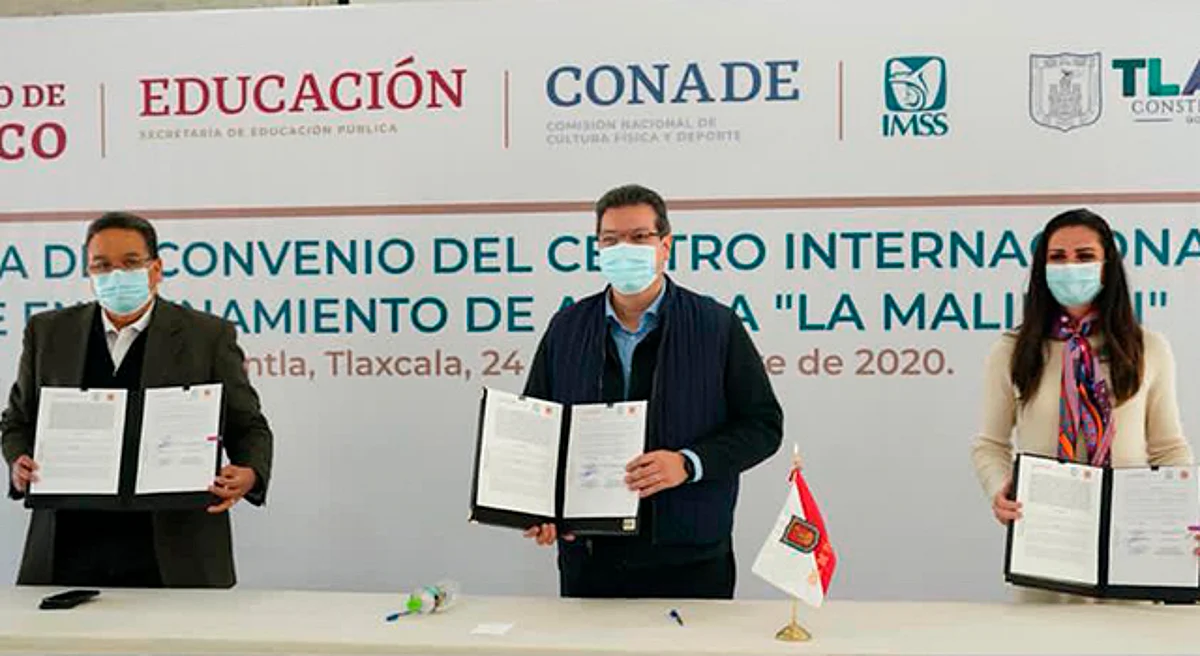 Este proyecto permitirá revitalizar el centro vacacional del IMSS, mejorar el flujo de visitantes en la región, dijo el gobernador Marco Antonio Mena (Foto Cortesía)
