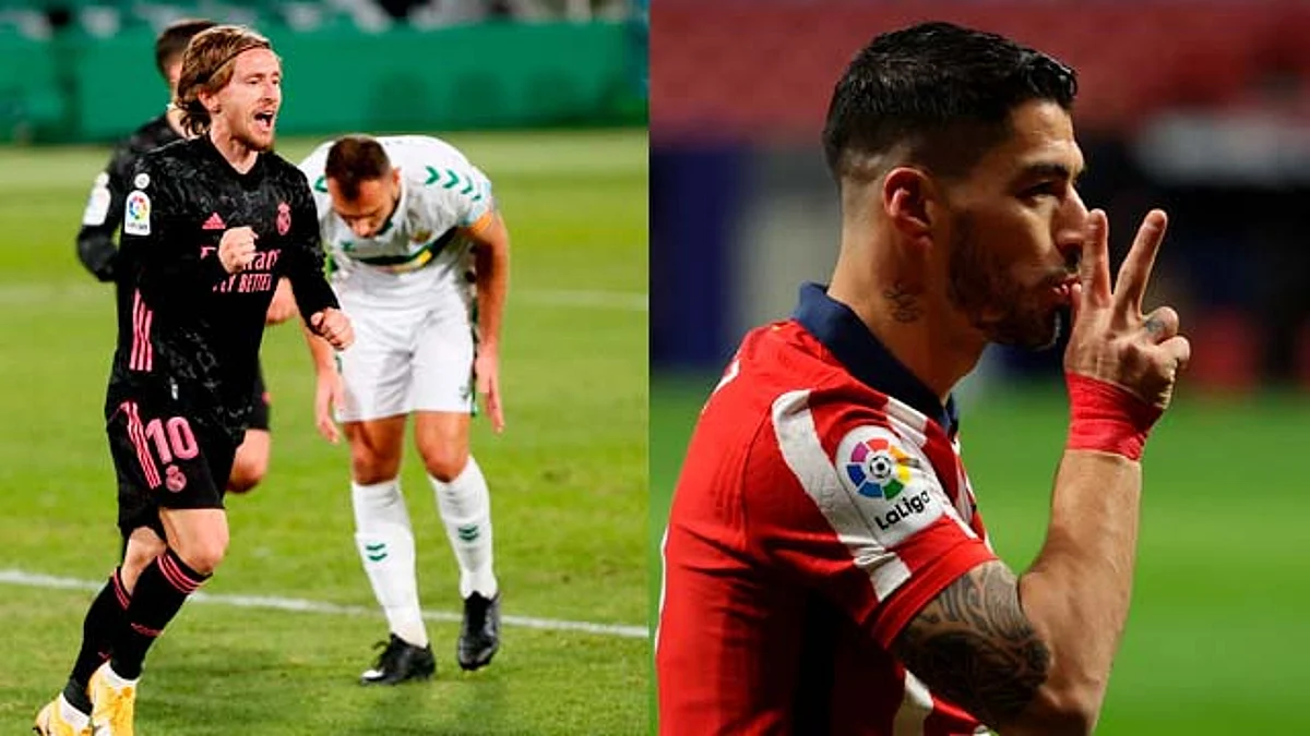 Atlético y Real Madrid aseguran primeros lugares de La Liga