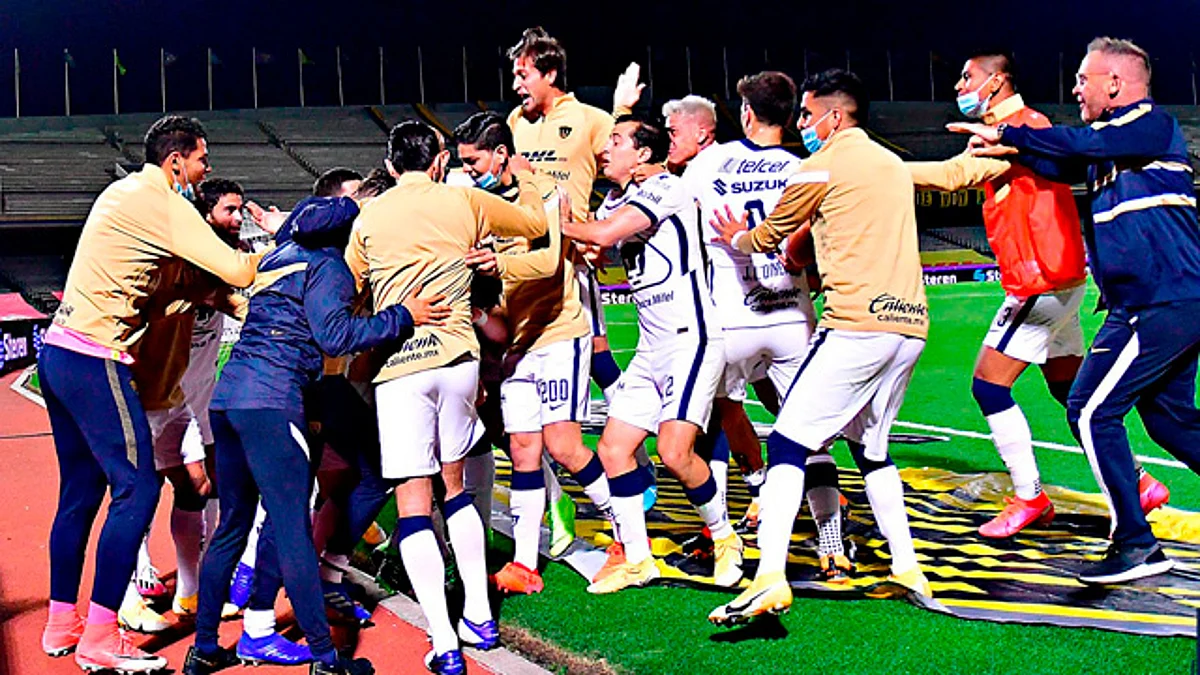 Pumas remonta al Cruz Azul y va a la final del Guard1anes 2020