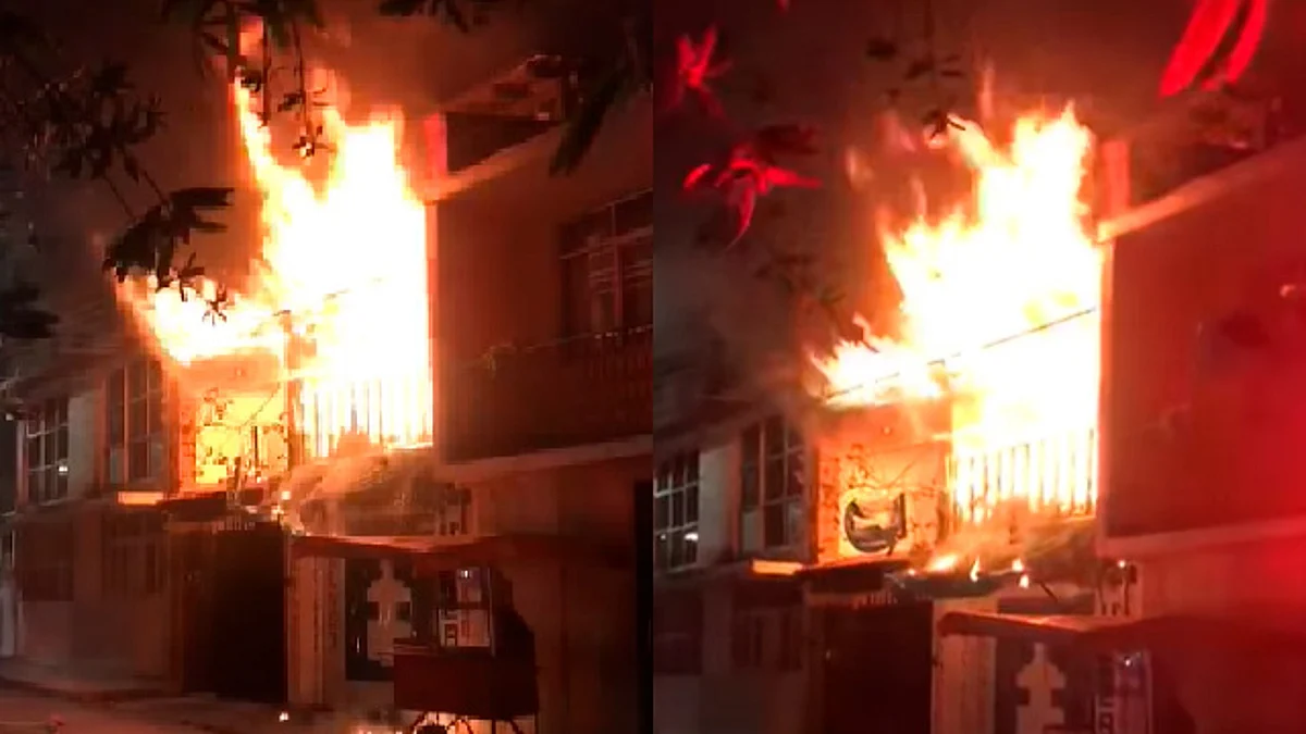 Fallece mujer por inhalación de humo en incendio en colonia de Morelia