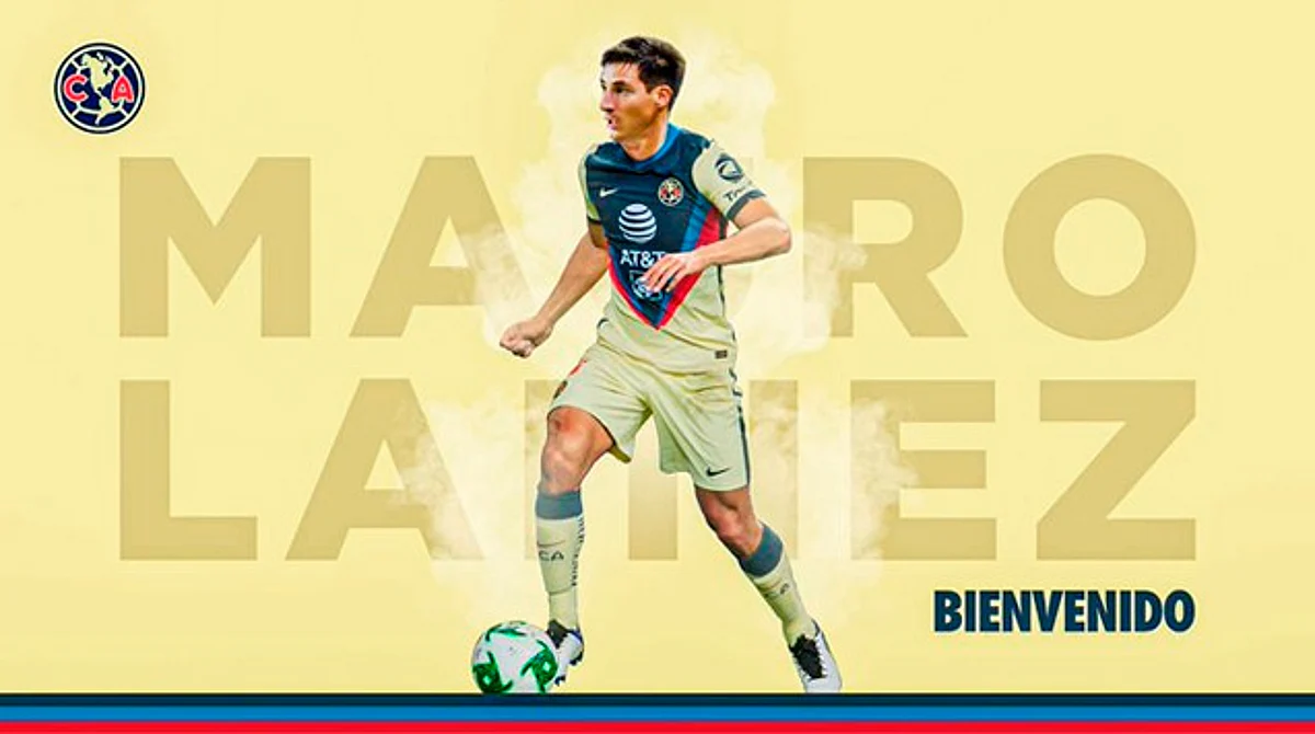 América presenta a su nuevo jugador, Mauro Lainez