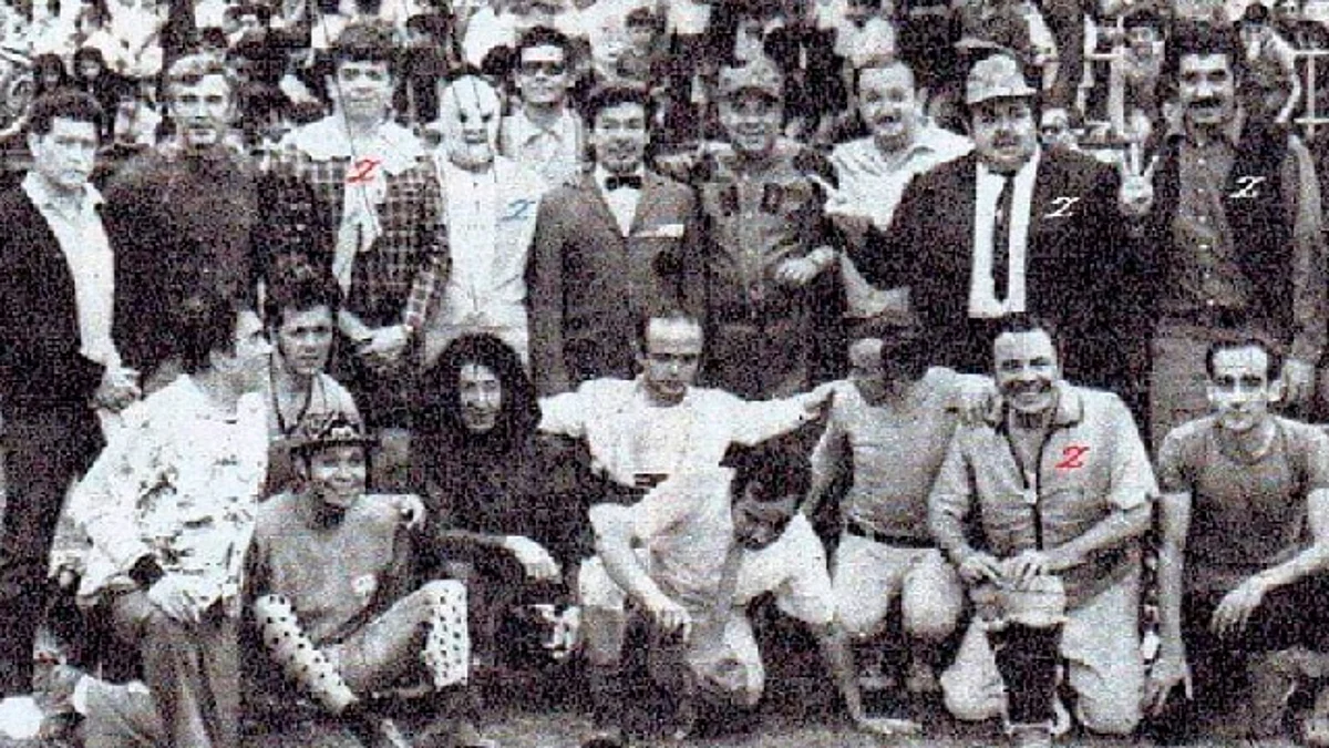 Dicha fotografía data de entre 1969 o 1979 y están el estadio de béisbol de la Ciudad de México (Foto FB: La época de oro del cine mexicano)