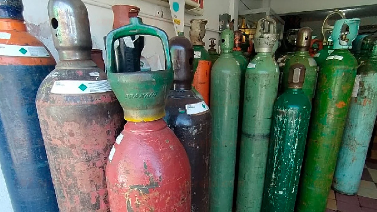 Debido a la pandemia, la renta de tanques de oxígeno incrementó considerablemente (Foto: Cynthia Arroyo)