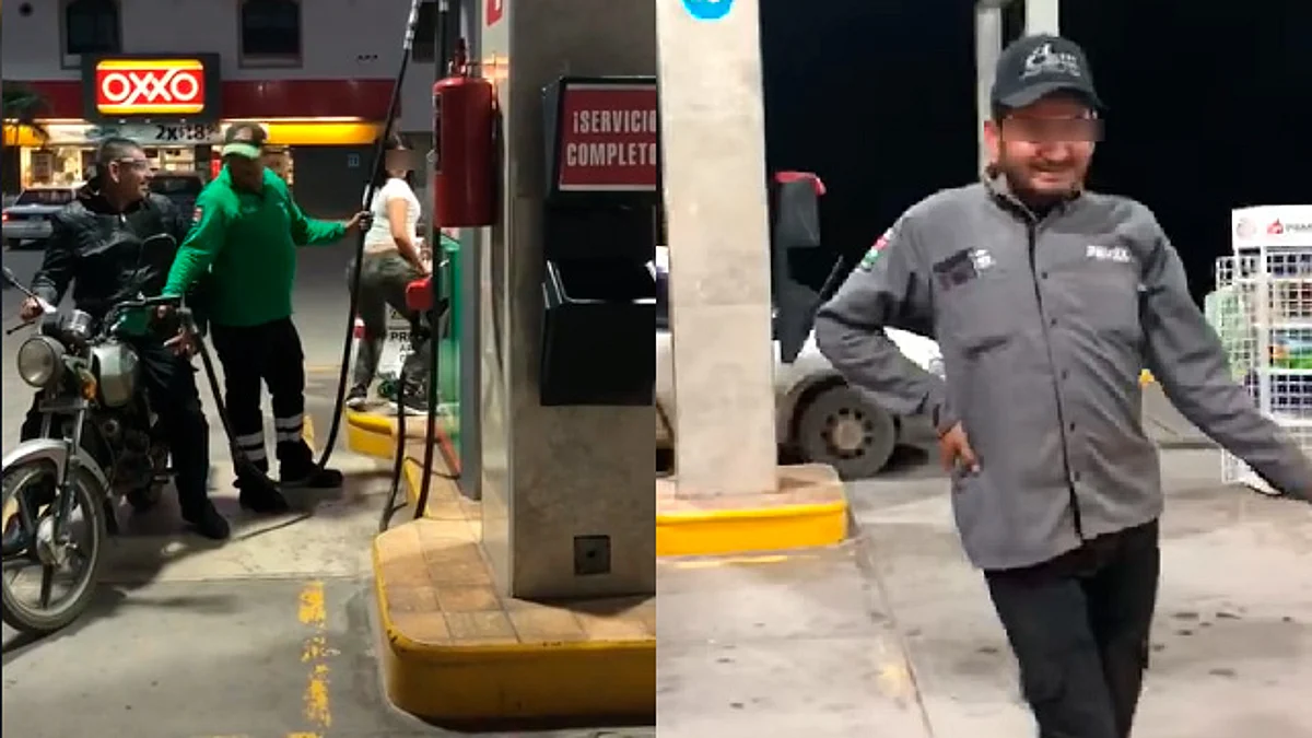 En Sinaloa despachan gasolina con baile; clientes hacen fila
