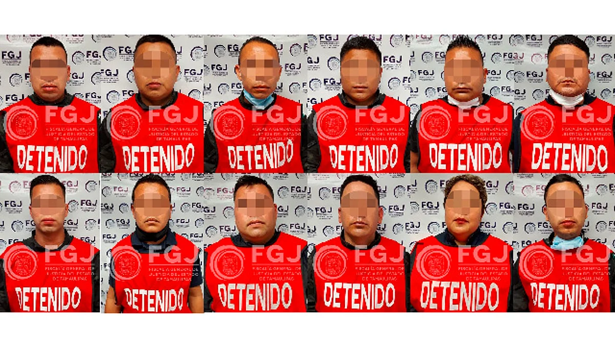 Vinculan a proceso a los 12 policías detenidos por masacre de Tamaulipas