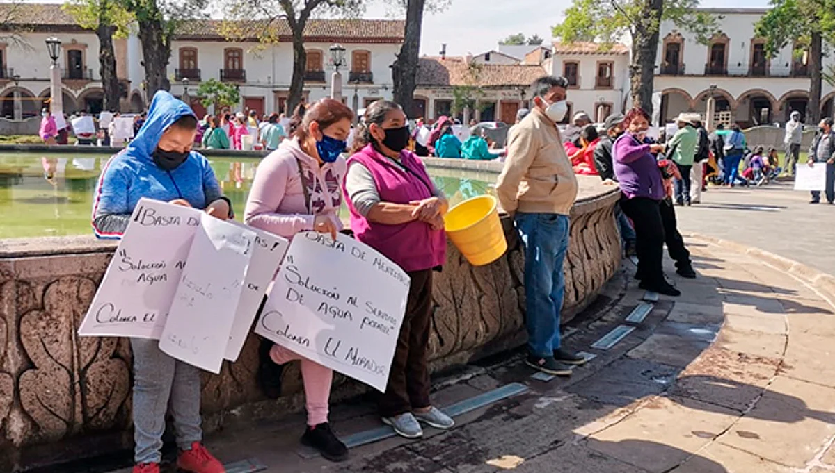 Política, la manifestación realizada en Plaza Vasco de Quiroga: OOAPAS