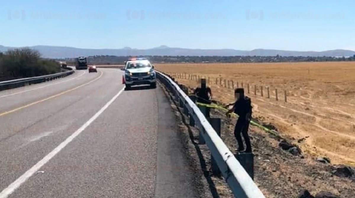 El hallazgo lo hicieron unos automovilistas durante la tarde de este martes (Foto: RED 113)