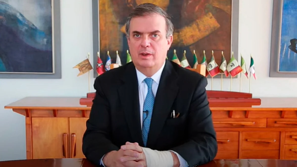“México necesita ese número para aplicar la segunda dosis", dijo el canciller (Foto YT: SREmex/captura de pantalla)