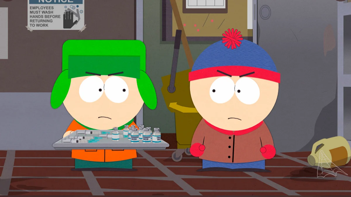 La trama principal del capítulo es sobre la vacunación contra Covid-19 (Foto Twitter: @SouthPark)