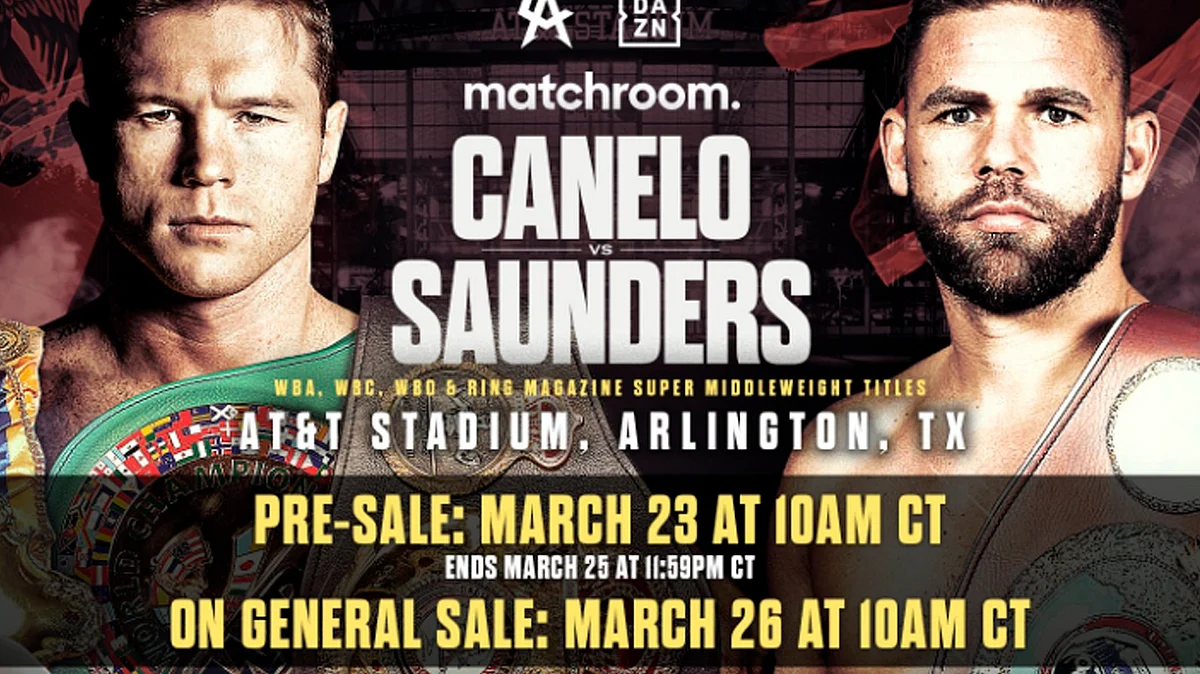Será la quinta función en un estadio para Canelo en Texas (Foto Twitter: @Canelo)
