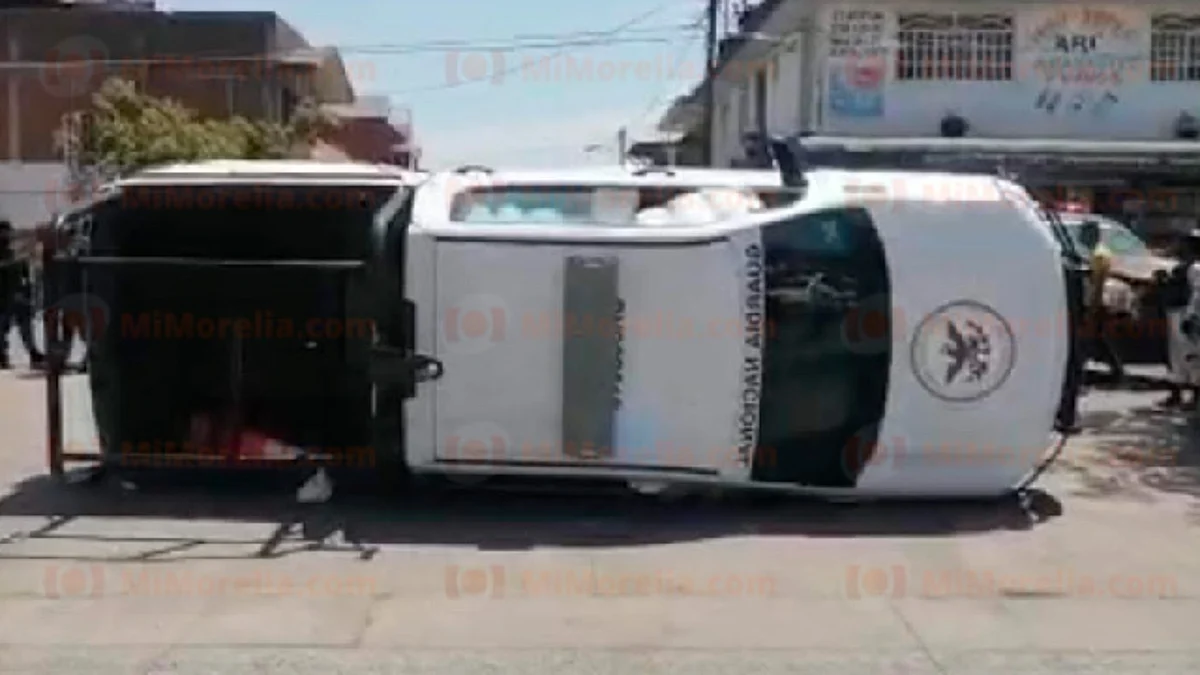 El accidente se registró este domingo en Uruapan (Foto: RED 113)