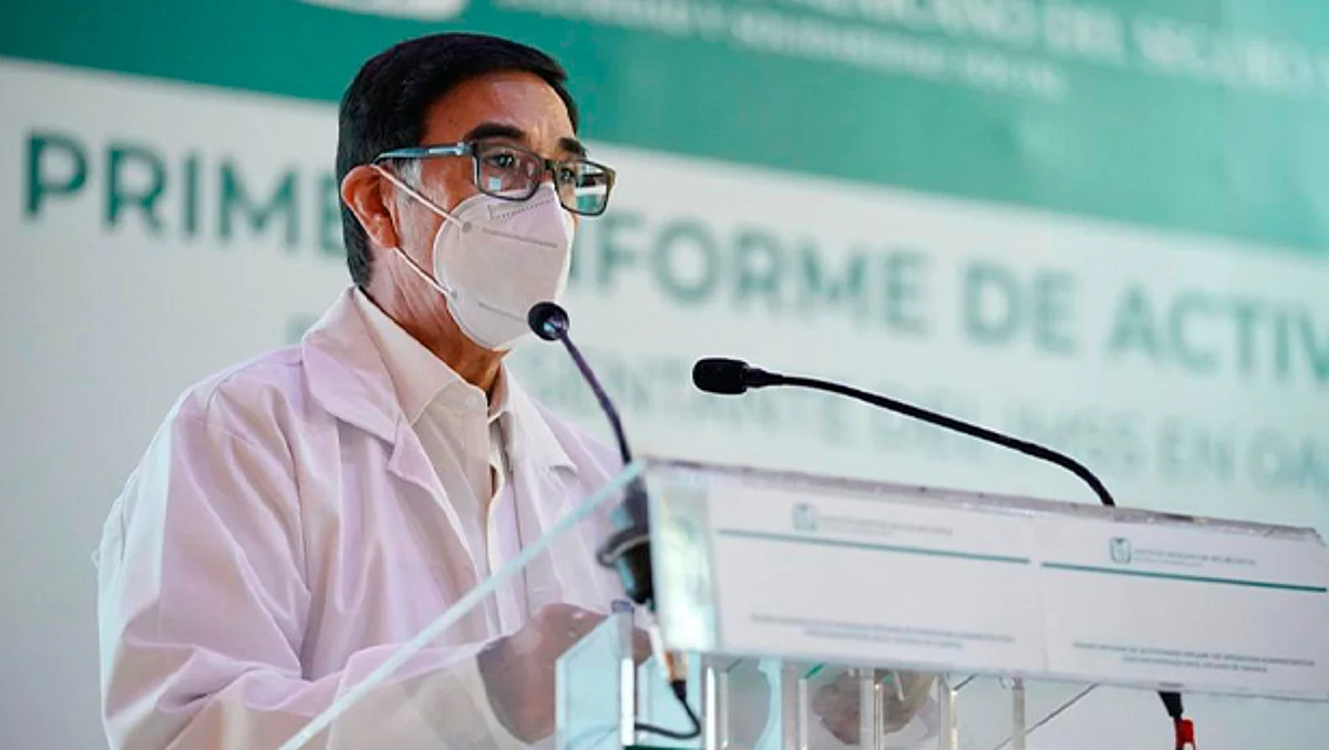 Julio Mercado, representante del Instituto en Oaxaca, anunció la construcción de dos hospitales, uno en la capital del estado y otro en Salina Cruz (Foto Cortesía)