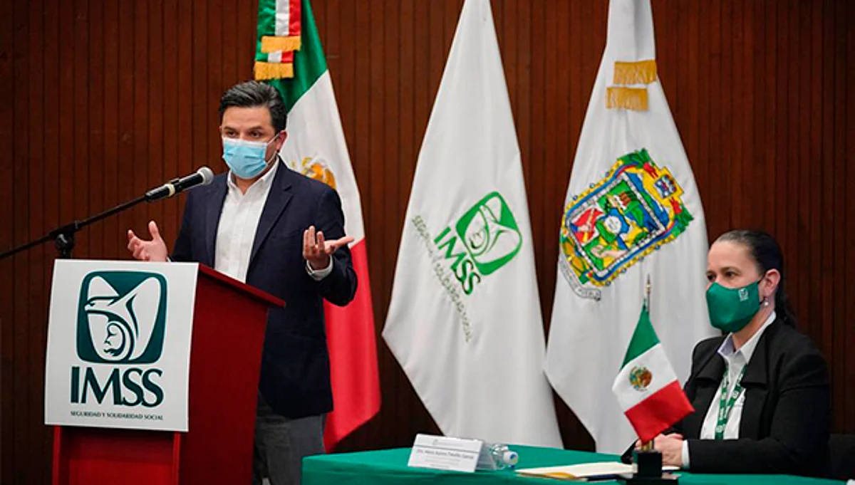 La titular de la representación de IMSS en Puebla indicó que se logró una reconversión de 810 camas hospitalarias para pacientes con Covid-19 (Foto Cortesía)