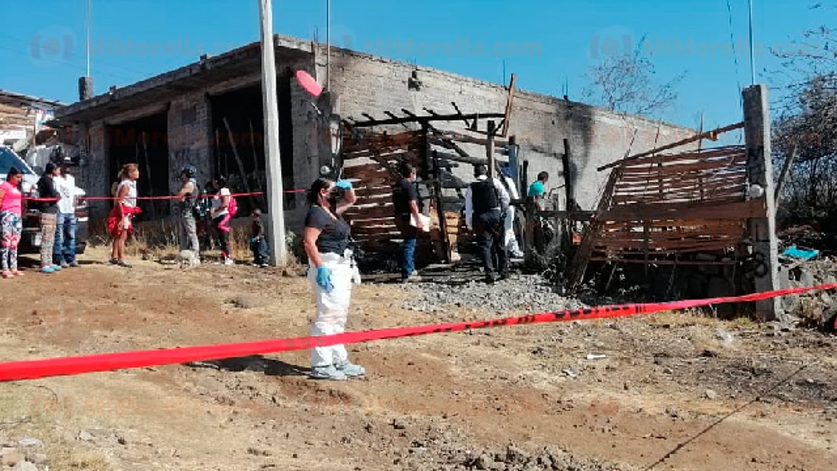Muere joven con discapacidad en incendio de casa, en Morelia