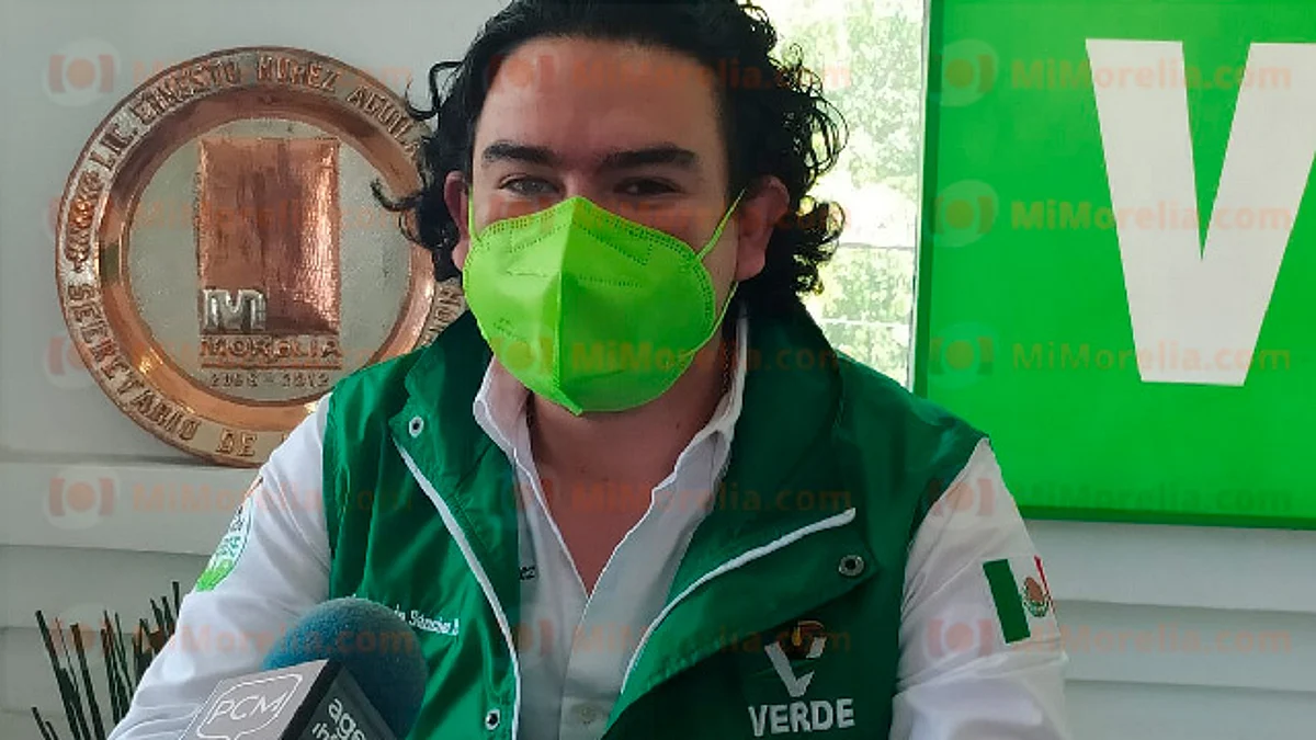 El líder juvenil José Antonio Sánchez Ramírez visitó esta ciudad capital con motivo de la presentación de Jorge Osnaya González (Foto: Sayra Casillas)