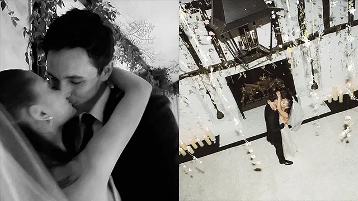 Mira las fotos de la boda de Ariana Grande y Dalton Gómez