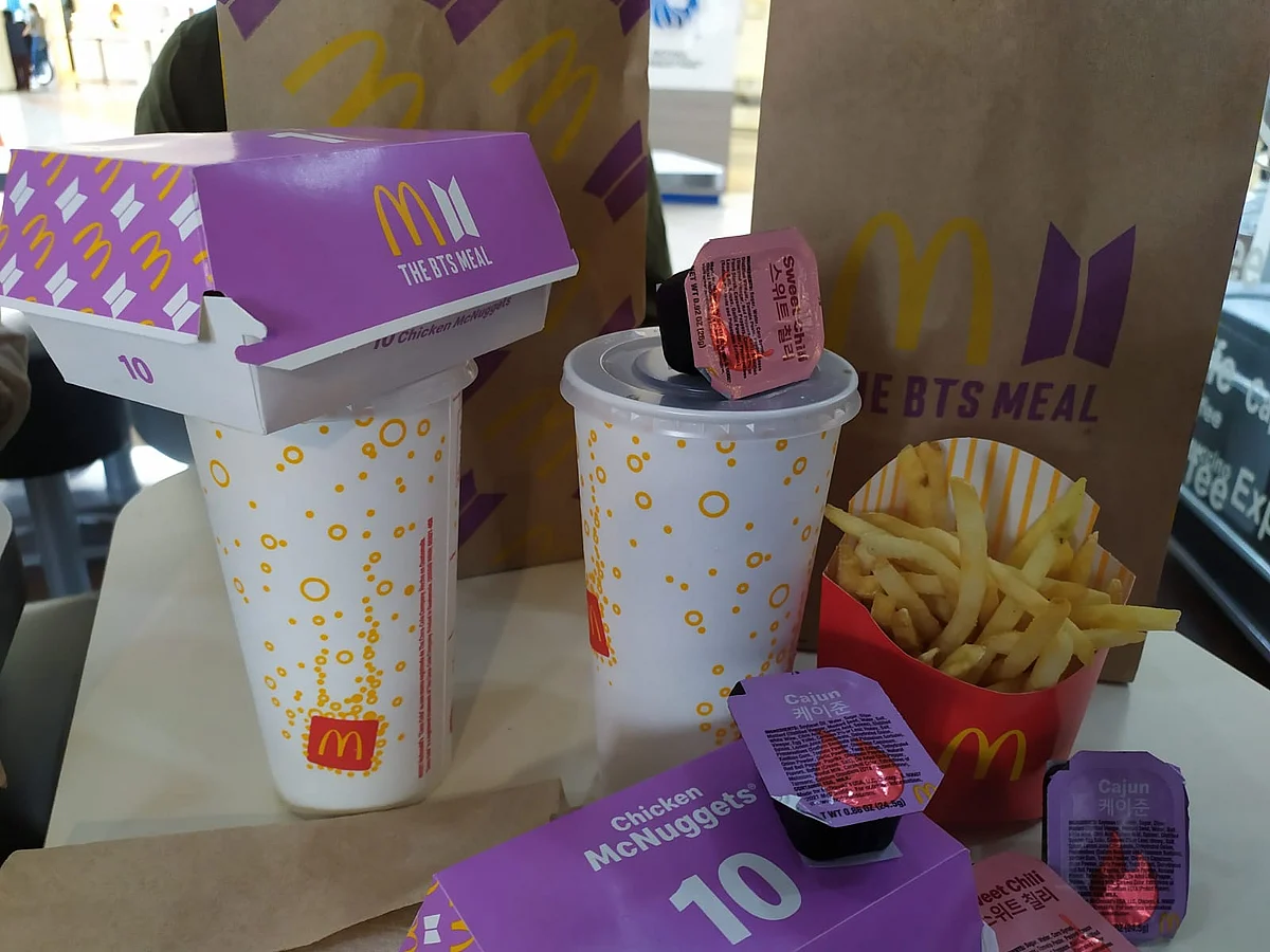 Así es el BTS Meal de McDonalds en Morelia, México