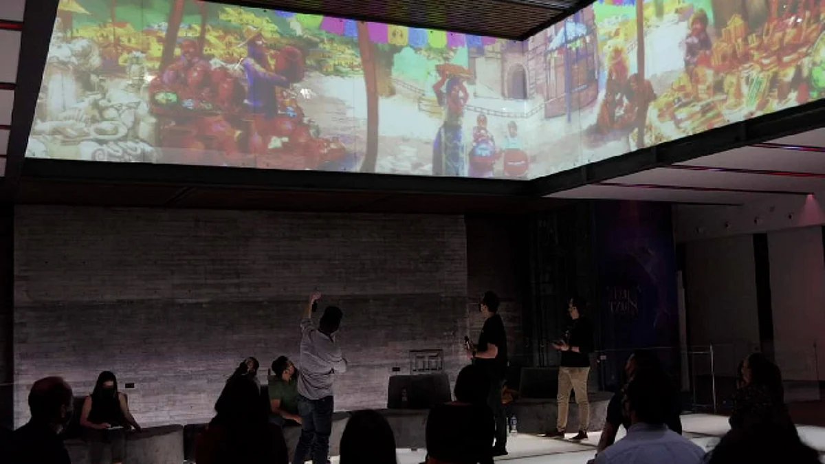 Ofrecen masterclass "El mapping como elemento narrativo en el espectáculo Tzintzun"