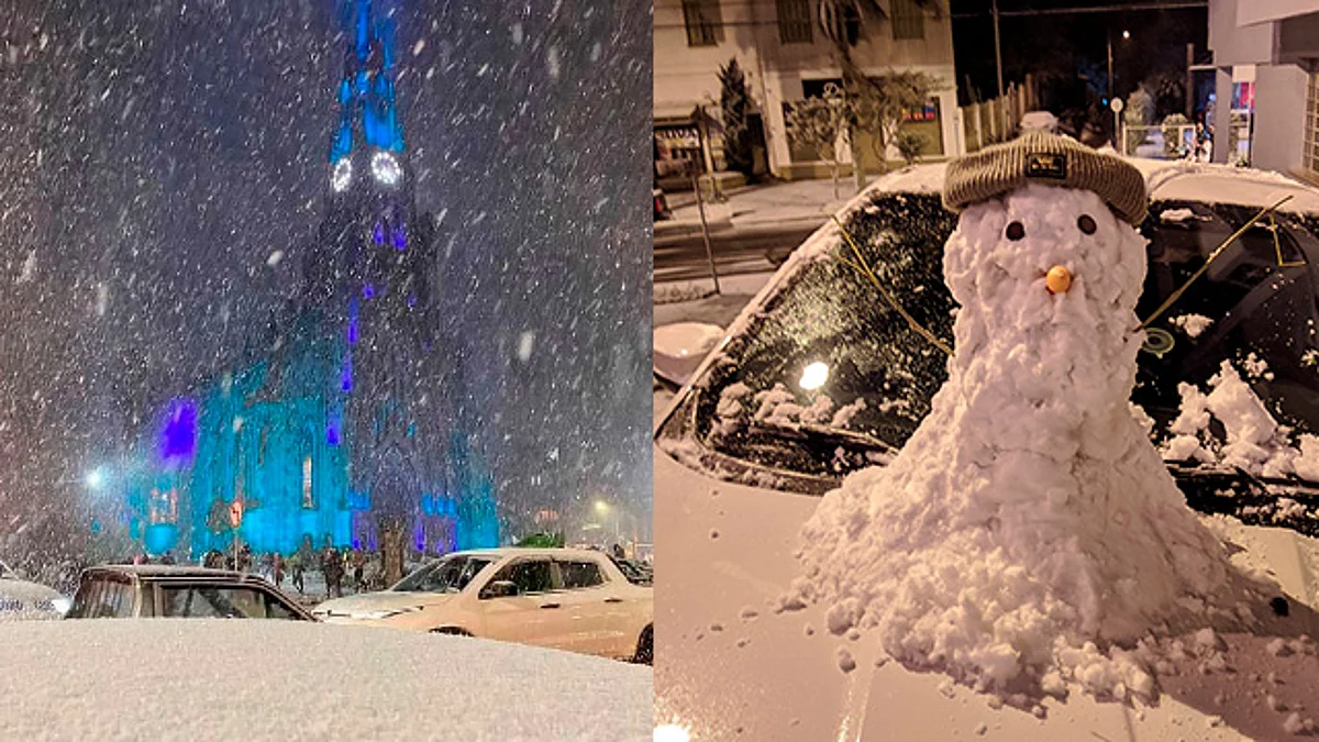 ¡Hecho histórico! Por bajas temperaturas nieva en Brasil