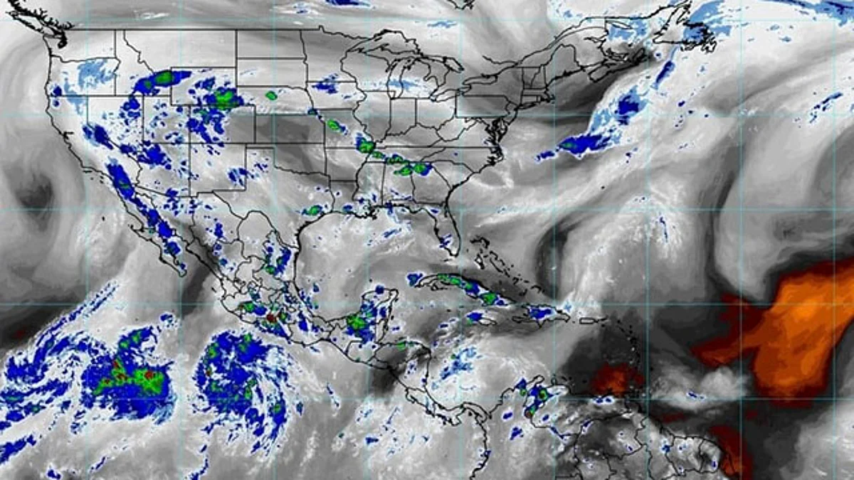 Se pronostican lluvias intensas en zonas de Michoacán, Jalisco, Guerrero, Nayarit y Oaxaca