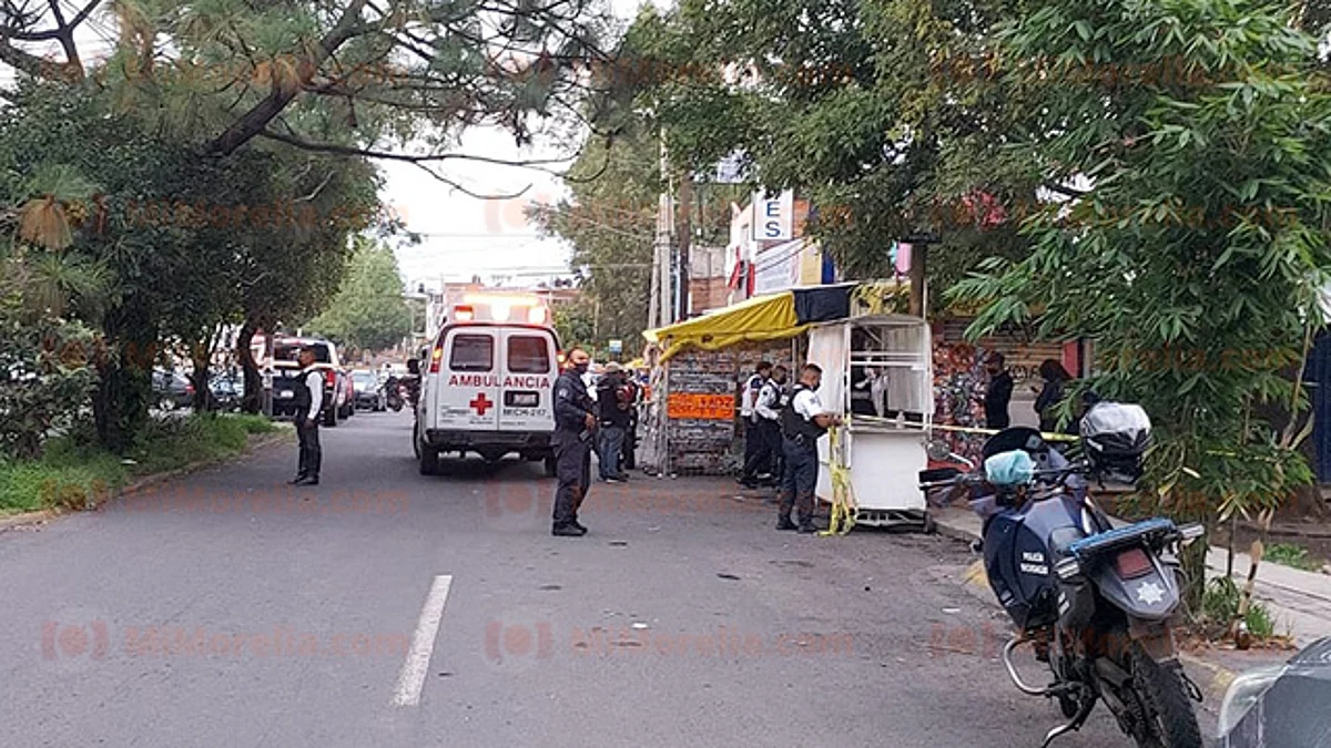 Asesinan a comerciante en la avenida Pedregal, en Morelia