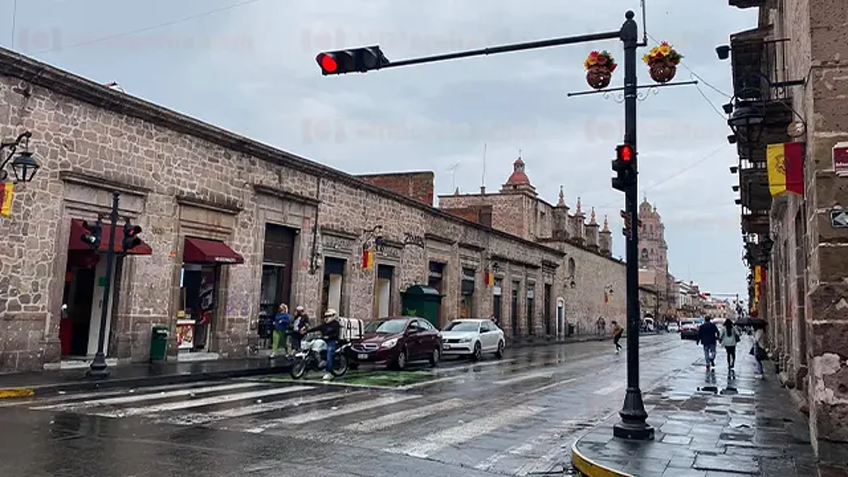 Seguirá mojada la cantera rosa; prevén lluvias a lo largo del día en Morelia