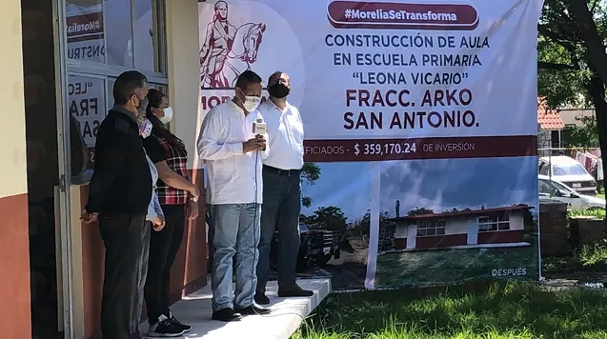 En tres años hubo prioridades a infraestructura educativa en MORELIA: Arróniz