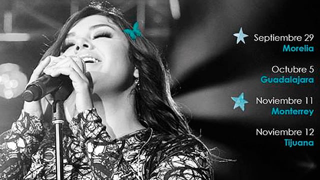 Yuridia enamorará a sus fans de Morelia el próximo jueves