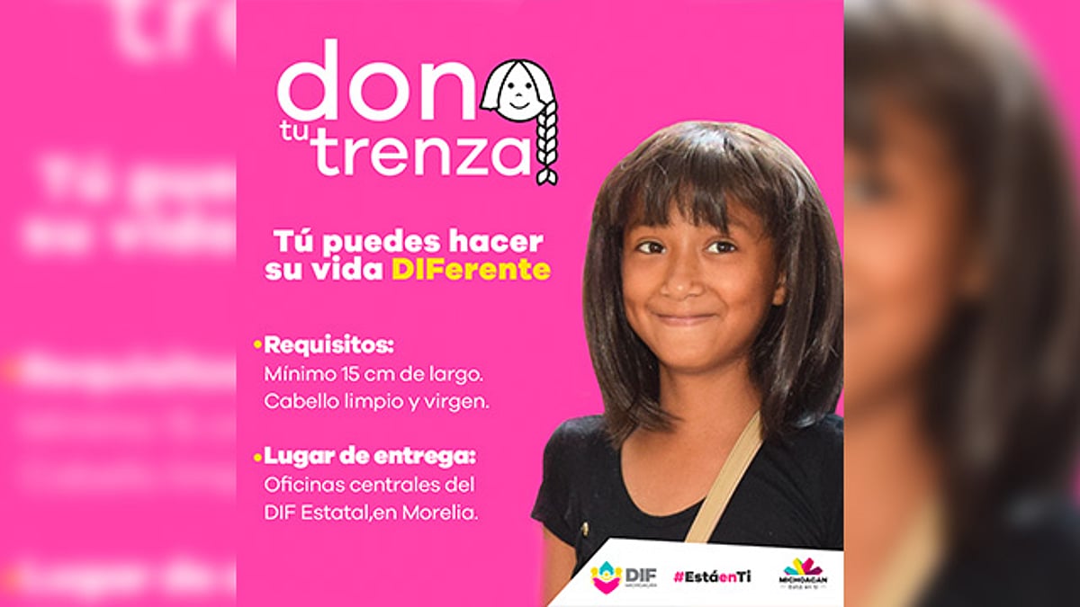 Dif Michoacan Invita A Participar En Dona Tu Trenza Dif Michoacan Invita A Participar En Dona Tu Trenza