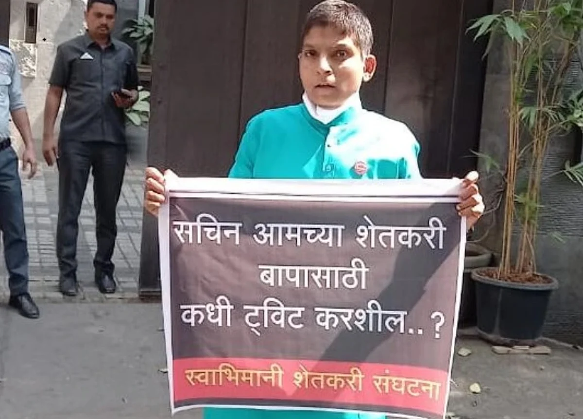 आमच्या शेतकरी बापासाठी कधी ट्विट करशील सचिन?