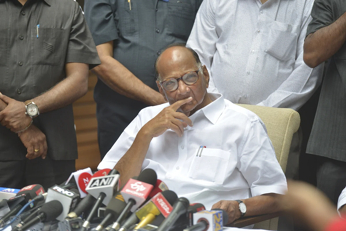 राष्ट्रावादी काँग्रेसचे अध्यक्ष शरद पवार.