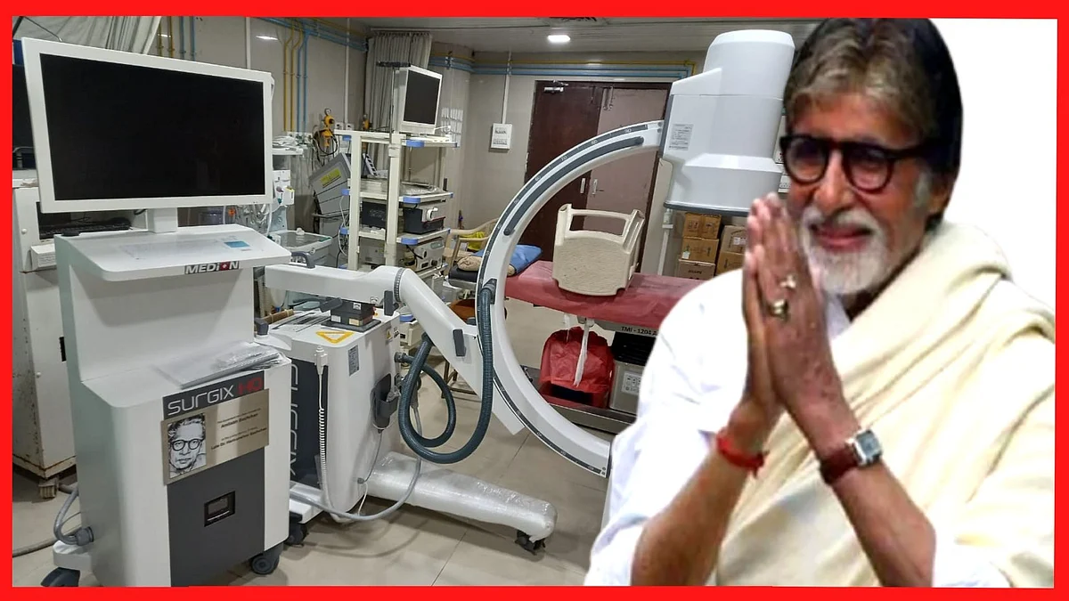 अमिताभ बच्चन यांच्याकडून शीव रुग्णालयास ‘व्हेंटिलेटर’ची देणगी