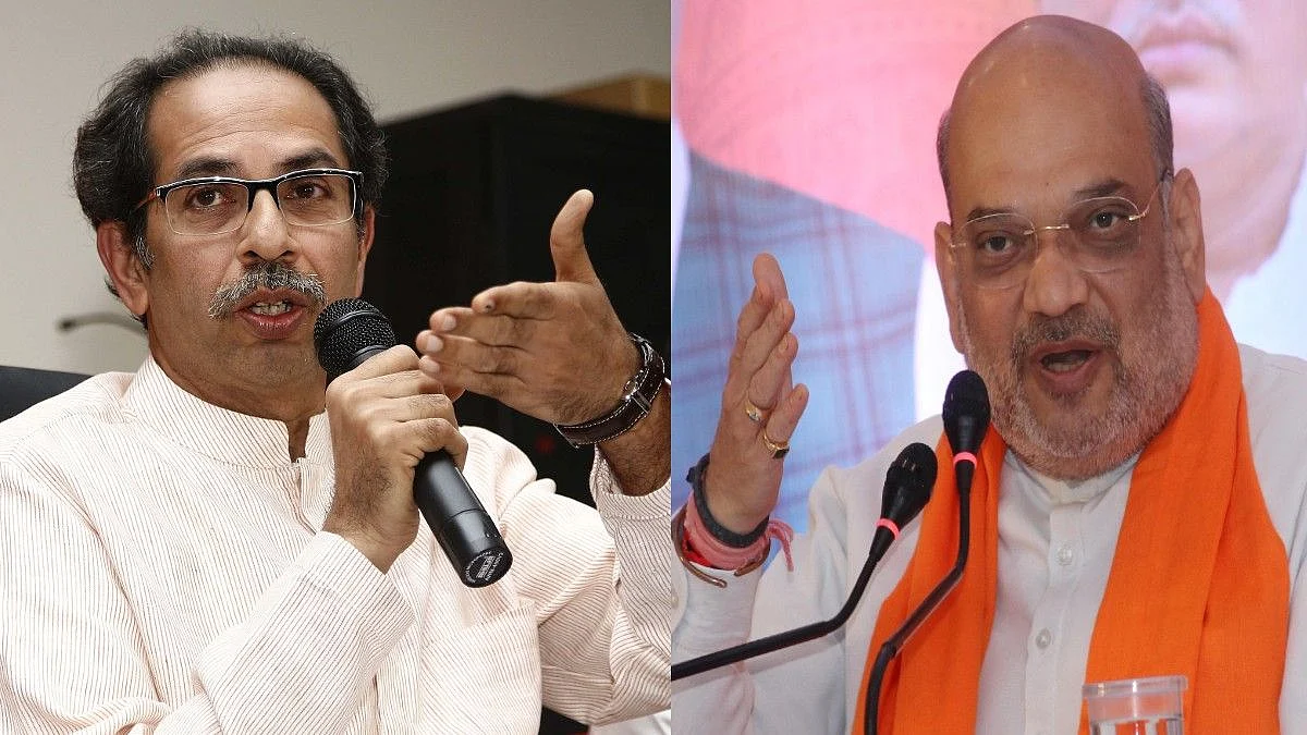 Shivsena Chief Uddhav Thackeray Gave Challenge to Amit Shah to Declare BMC and Vidhansabha Election In One Month