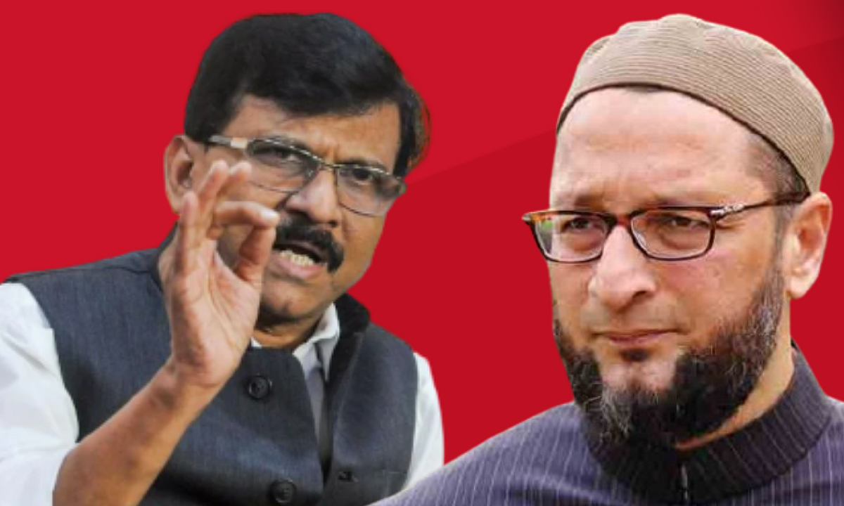 ओवेसींवर तुफान टीका, भाजपला देखील सुनावलं; शिवसेना पुन्हा आक्रमक