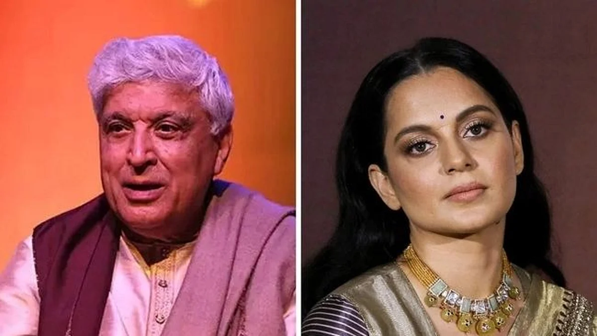 Kangana Ranaut ची गीतकार जावेद अख्तर यांच्याविरोधात खंडणी, धमकी दिल्याची याचिका