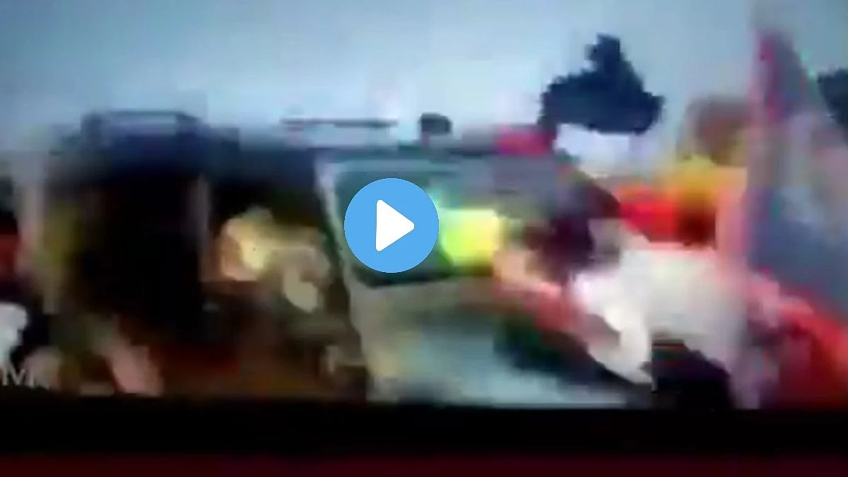 लखीमपूर खीरी : शेतकऱ्यांना गाडीने उडवतानाचा 'तो' व्हिडीओ आला समोर